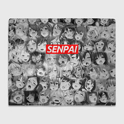 Плед флисовый SENPAI СЕНПАЙ, цвет: 3D-велсофт