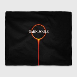 Плед флисовый Dark Souls, цвет: 3D-велсофт
