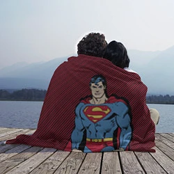 Плед флисовый I am your Superman, цвет: 3D-велсофт — фото 2