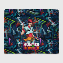Плед флисовый Хисока Hunter x Hunter, цвет: 3D-велсофт