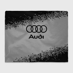 Плед флисовый AUDI АУДИ, цвет: 3D-велсофт