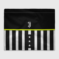 Плед флисовый Juventus Back to Shchool 202122, цвет: 3D-велсофт