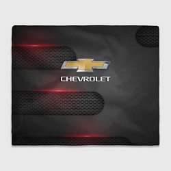 Плед флисовый CHEVROLET, цвет: 3D-велсофт