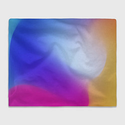 Плед флисовый Градиент Облаков, цвет: 3D-велсофт