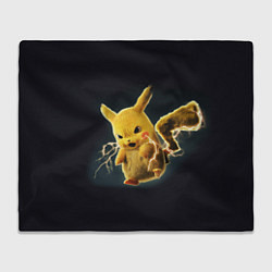 Плед флисовый Pikachu Pika Pika, цвет: 3D-велсофт