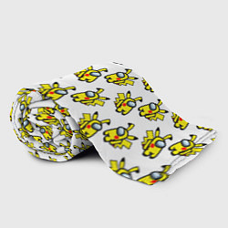 Плед флисовый Among us Pikachu, цвет: 3D-велсофт — фото 2