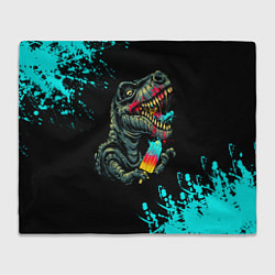 Плед флисовый Godzilla, цвет: 3D-велсофт