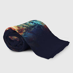 Плед флисовый Сова Космос, цвет: 3D-велсофт — фото 2