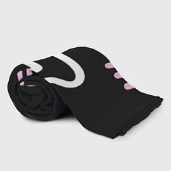Плед флисовый Ахегао маска, цвет: 3D-велсофт — фото 2