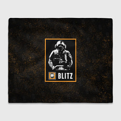 Плед флисовый Blitz, цвет: 3D-велсофт