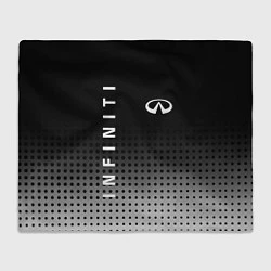 Плед флисовый Infiniti, цвет: 3D-велсофт