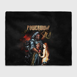 Плед флисовый Powerwolf, цвет: 3D-велсофт