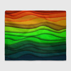 Плед Цветные волны