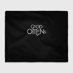 Плед флисовый GOOD OMENS БЛАГИЕ ЗНАМЕНИЯ КРЫЛЬЯ, цвет: 3D-велсофт