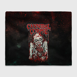 Плед флисовый Cannibal Corpse, цвет: 3D-велсофт
