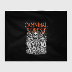 Плед флисовый Cannibal Corpse, цвет: 3D-велсофт