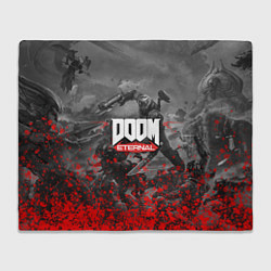 Плед флисовый DOOM, цвет: 3D-велсофт