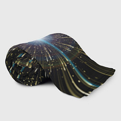 Плед флисовый Неоновые стрелы, цвет: 3D-велсофт — фото 2
