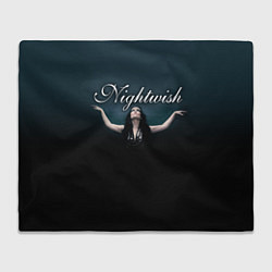 Плед флисовый Nightwish with Tarja, цвет: 3D-велсофт