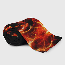 Плед флисовый Данте в огне, цвет: 3D-велсофт — фото 2