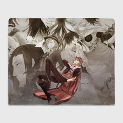 Плед флисовый Чуя Накахара, цвет: 3D-велсофт