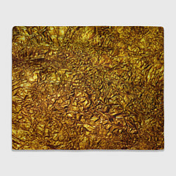 Плед флисовый Сусальное золото, цвет: 3D-велсофт