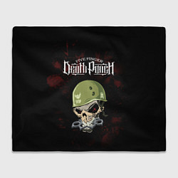 Плед флисовый Five Finger Death Punch, цвет: 3D-велсофт