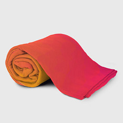 Плед флисовый Градиент заря, цвет: 3D-велсофт — фото 2