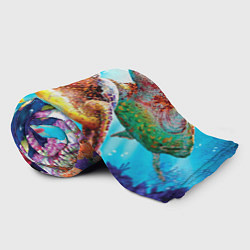 Плед флисовый Морские черепахи, цвет: 3D-велсофт — фото 2