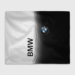 Плед флисовый Black and White BMW, цвет: 3D-велсофт