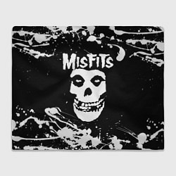 Плед флисовый MISFITS 4, цвет: 3D-велсофт