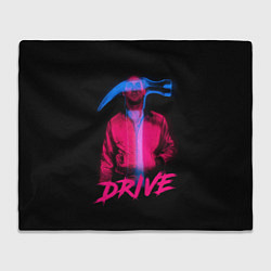 Плед флисовый DRIVE, цвет: 3D-велсофт