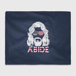 Плед флисовый ABIDE Большой Лебовский, цвет: 3D-велсофт