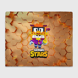 Плед флисовый Грифф Griff Brawl Stars, цвет: 3D-велсофт