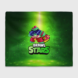 Плед флисовый Плохиш Базз Buzz Brawl Stars, цвет: 3D-велсофт