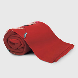 Плед флисовый Red Lil Peep, цвет: 3D-велсофт — фото 2