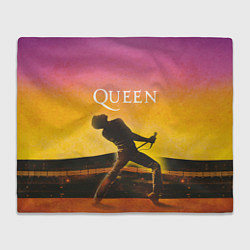 Плед флисовый Queen Freddie Mercury Z, цвет: 3D-велсофт
