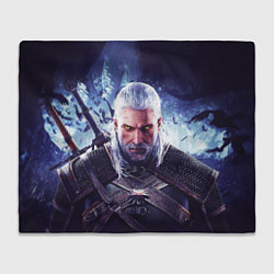 Плед флисовый THE WITCHER GERALT OF RIVIA, цвет: 3D-велсофт