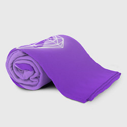 Плед флисовый 50 Shades Of Skaters violet, цвет: 3D-велсофт — фото 2