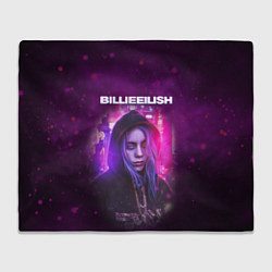 Плед флисовый BILLIE EILISH GLITCH Z, цвет: 3D-велсофт