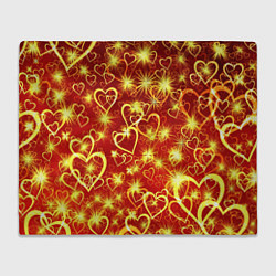 Плед флисовый Любовный взрыв, цвет: 3D-велсофт