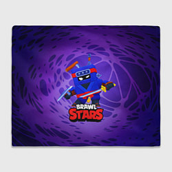 Плед флисовый Ninja Ash Brawl Stars Эш, цвет: 3D-велсофт