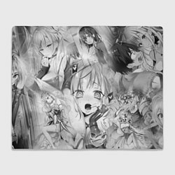 Плед флисовый Full Dive RPG Manga, цвет: 3D-велсофт