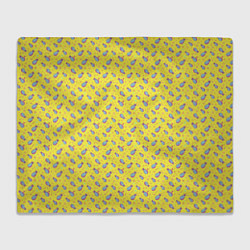 Плед флисовый Pineapple Pattern, цвет: 3D-велсофт