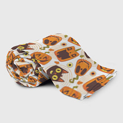 Плед флисовый Patern Halloween 10, цвет: 3D-велсофт — фото 2