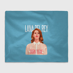 Плед флисовый LDR Born to die, цвет: 3D-велсофт