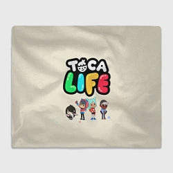 Плед флисовый Toca Life: Persons, цвет: 3D-велсофт