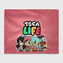 Плед флисовый Toca Life, цвет: 3D-велсофт