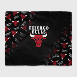 Плед флисовый ЧИКАГО БУЛЛС БЫКИ CHICAGO BULLS, цвет: 3D-велсофт