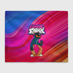 Плед флисовый Friday Night Funkin Fnf Bomb, цвет: 3D-велсофт